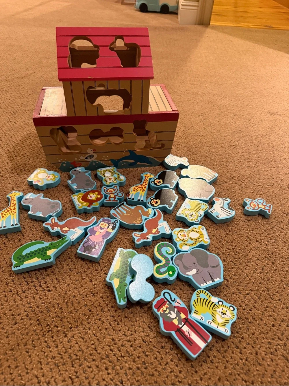 Wooden Animal Shape Sorter Toy - melissa & Doug